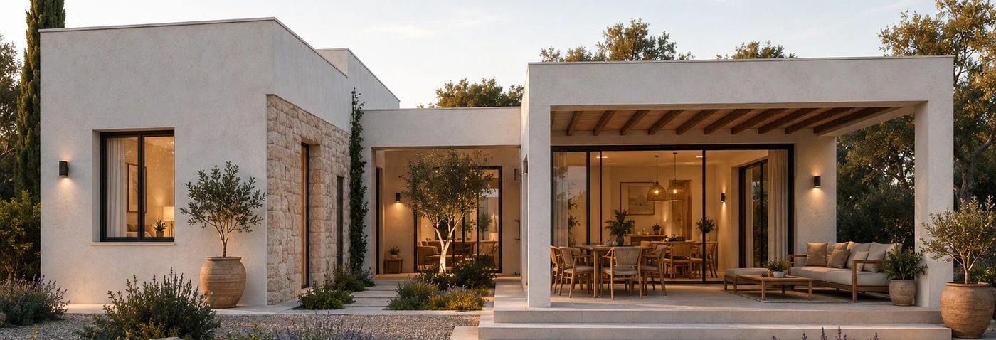 Casa Arena, vista exterior